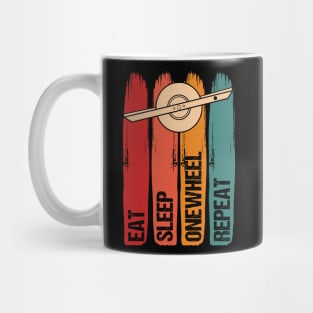 Eat Sleep Onewheel Repeat Funny One Wheel Mug